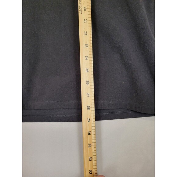 The North Face TKA 100 1/4 Zip Fleece Pullover Mens XL Black Lightweight - Picture 8 of 11